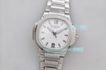 MS Factory Replica Patek Philippe Swiss Nautilus Stainless Steel Bezel Ladies 35.2mm